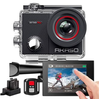 Revisión de la cámara deportiva AKASO EK7000 Pro 4K WiFi: Perfecta para deportes acuáticos y actividades al aire libre